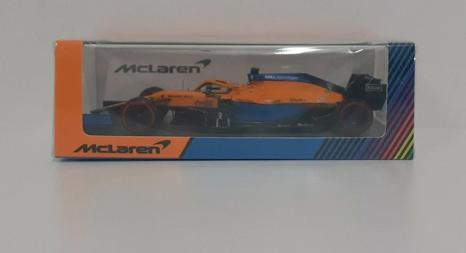 Spark S7670 1/43 McLaren MCL35M #3 Mclaren 7th Bahrain Gp 2021 Daniel Ricciardo