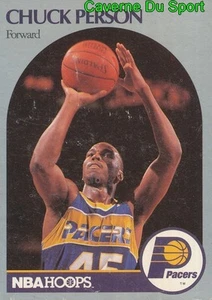 136 CHUCK PERSON INDIANA PACERS CARD CARTE BASKETBALL NBA HOOPS 1990 - Picture 1 of 2