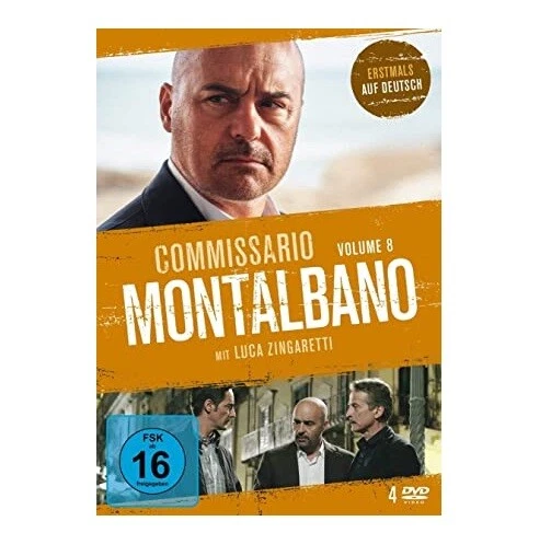 4 DVDs * COMMISSARIO MONTALBANO - STAFFEL/SEASON 8 # NEU OVP &