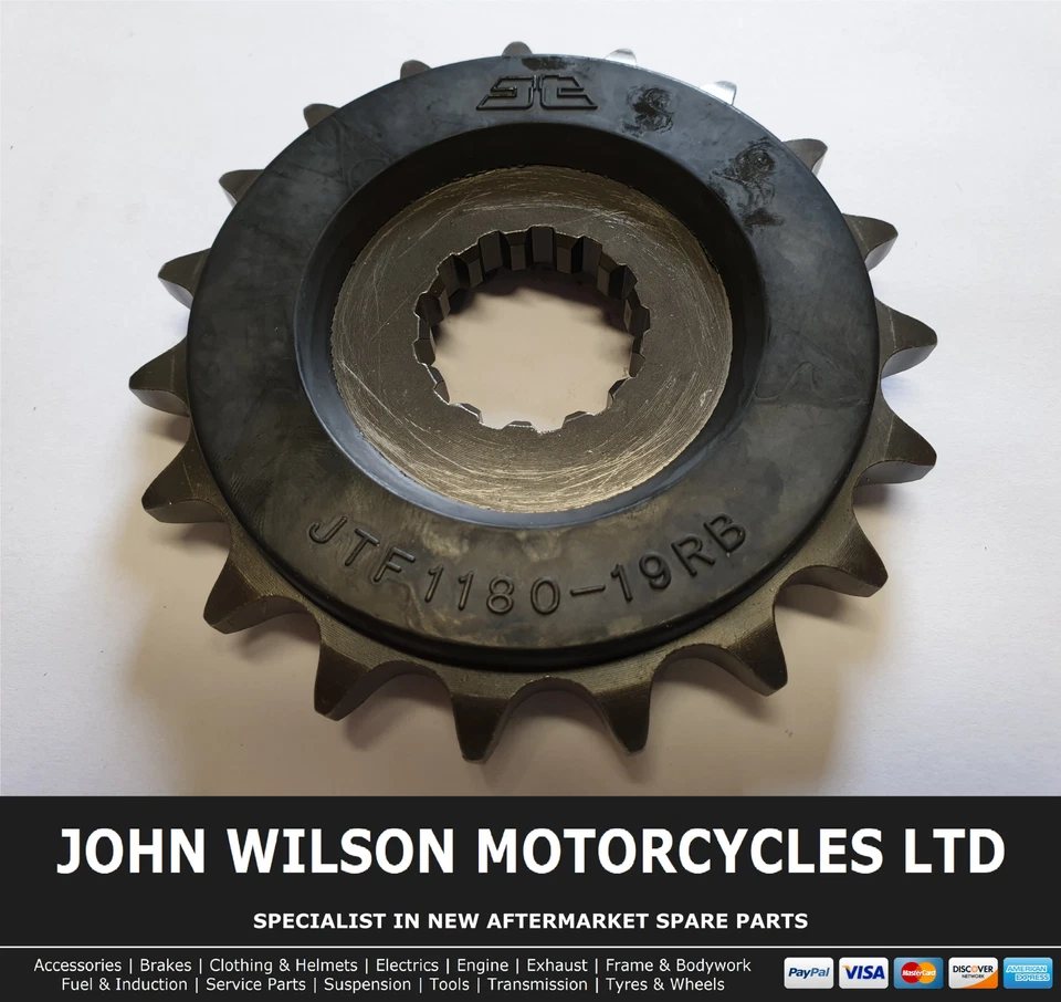 Triumph Daytona 900 1994 JT piñón delantero de goma acolchado 19 dientes Foto 1 de 1