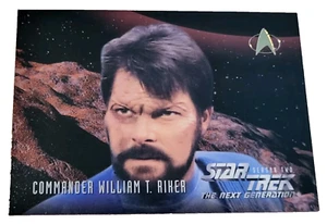 1995 Star Trek The Next Generation #133 Commander William Riker Trading Card (I6 - Foto 1 di 2