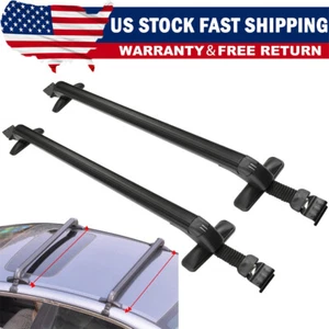 Universal 39" Car Top Roof Rack Cross Bar Luggage Cargo Carrier Aluminum w/Lock! - Bild 1 von 24
