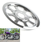Motorcycle Outer Pulley Cover 70 Tooth Fit Harley Davidson Fxst Flst Chrome Po