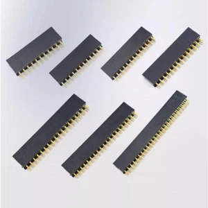 2,54 mm Rastermaß 2x2-2x40P zweireihige Buchse gerade Stiftleiste Verbinder - Bild 1 von 9