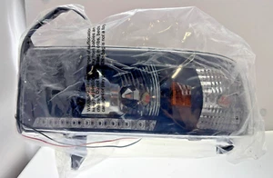 For 1994-2002 Dodge Ram 1500 2500 3500 LED DRL Head Lights - Black/Clear - Picture 1 of 8