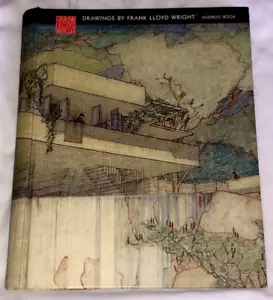 Drawings by Frank Lloyd Wright Adress Book 1996 Germany Rare - Imagen 1 de 11