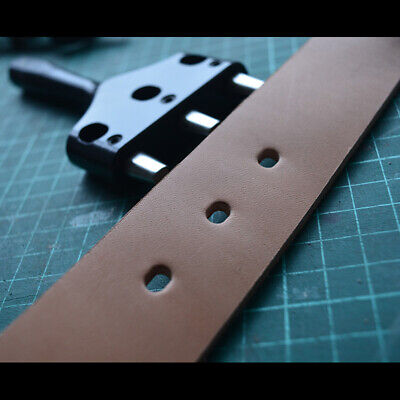 Leather Craft Cinturón/Faja Redondo Plano 25mm Espaciado 3 Agujeros Cortador Herramientas De Perforación • 135.33€