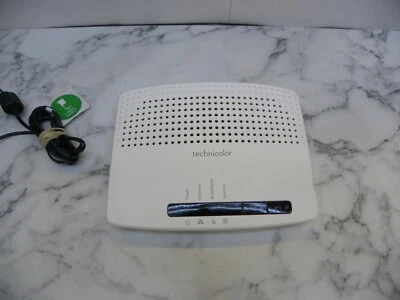 TECHNICOLOR TG582n WIRELESS ROUTER 4 PORT UK SELLER FREE P&P #BOX98 - Image 1 of 2