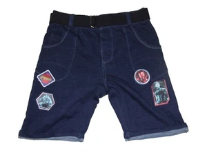 Marvel Avengers Infinity war  Boys Jeans looking Shorts with belt size : 5/6Y - Picture 1 of 4