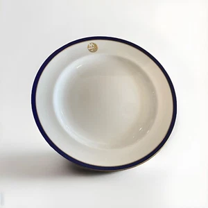 Hermoso plato de cena Spode Calb Tiffany & Co. NY Islanders Cónsul Cobalto RARO - Imagen 1 de 8