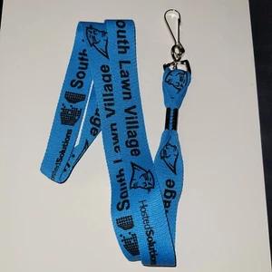 NFL Lanyard Carolina Panthers Blue with Metal Clip for Keys Keychain Badge - Picture 1 of 3