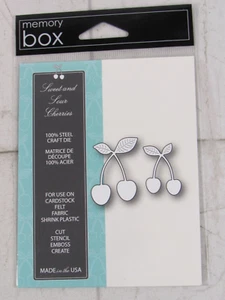 Memory Box Steel Craft Die, Sweet and Sour Cherries, 98989 - Picture 1 of 2