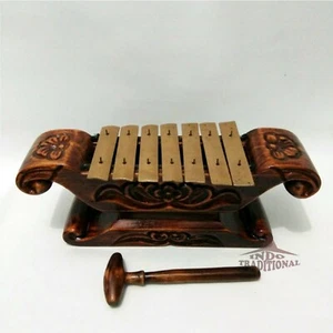 Gamelan 7-tones Saron Gangsa Traditional Musical Instrument with Wood Carving - Picture 1 of 3