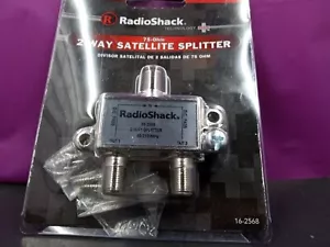 Radio Shack New Sealed 2 Way Satellite Splitter 75 - Ohm - Picture 1 of 3