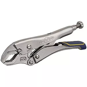 IRWIN VISE-GRIP Fast Release Locking Pliers Curved Jaw, 5-Inch (IRHT82575) - Picture 1 of 5