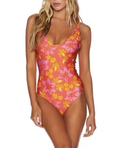 BEACH RIOT Reese One Piece Swim - Hula Hibiscus Womens Sz Small - Picture 1 of 7