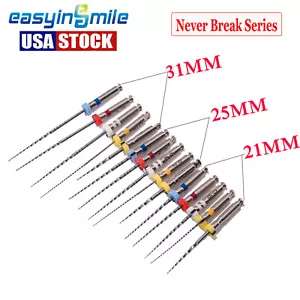 File rotanti endo dentali EASYINSMILE X3 mai rompere lima rotante 21/ 25/ 31MM - Foto 1 di 10