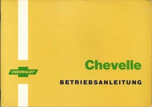 CHEVROLET CHEVELLE 1 Betriebsanleitung 1965 Betriebshandbuch CABRIOLET GM BA - Picture 1 of 5