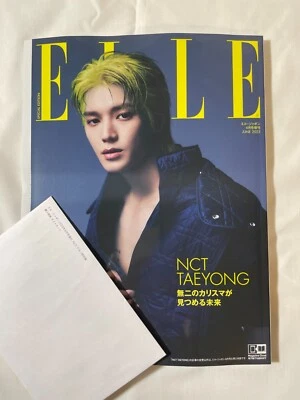 Cover NCT TAEYONG Elle Japon June 2023 Special ED Japan Magazine w/ one Postcard - Imagem 1 de 4
