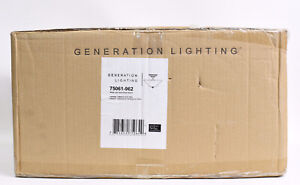 Generation Lighting 75061-962 3-Light, Satin White Glass Shade - Brushed Nickel