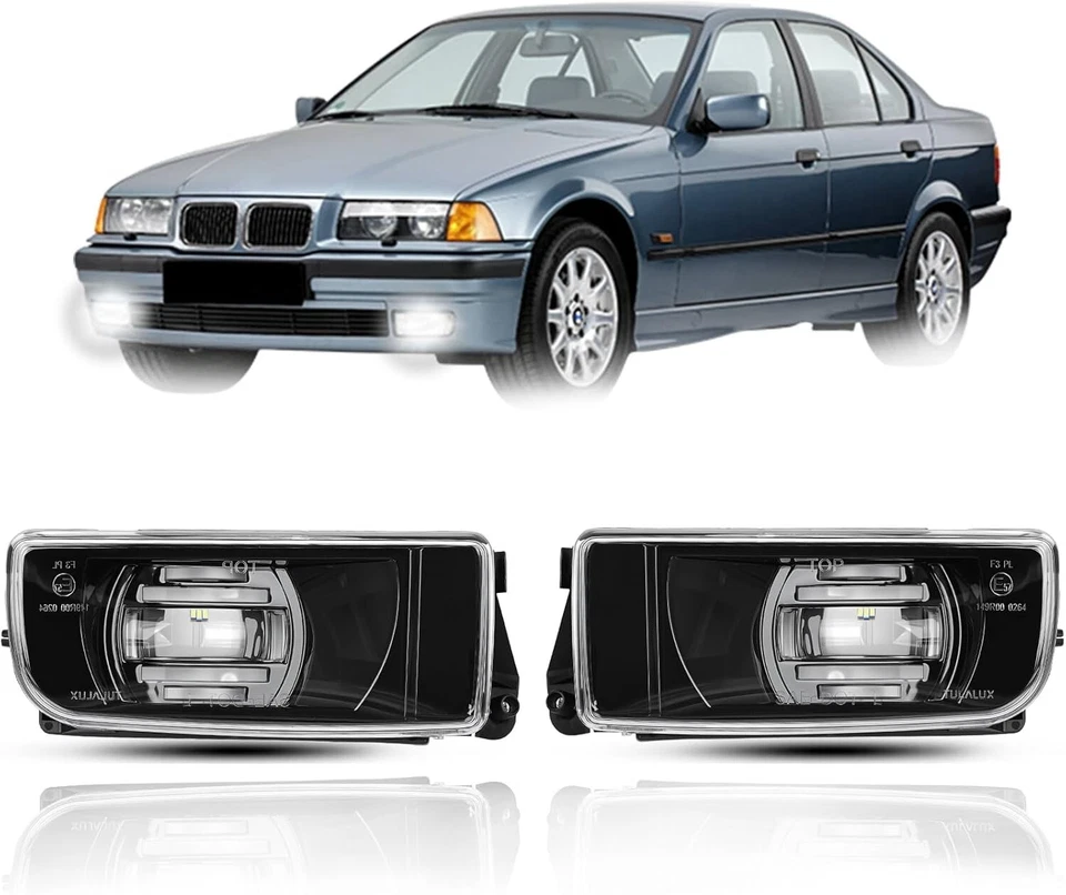 LED Fog Lights For BMW 1992-1999 E36 M3 3-Series Selected Models  1 Pair — 第 1/4 张图片