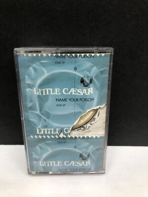 LITTLE CAESAR Name Your Poison 1989 Vintage Used Cassette Metal Blade Records - Image 1 of 4