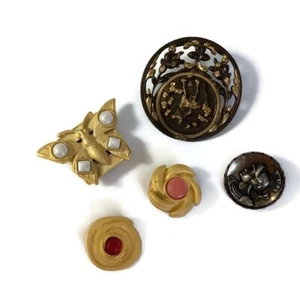 Vintage Unique Collectible Buttons / Button Covers Lot - Picture 1 of 7