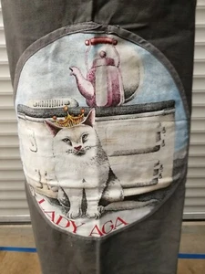 Aga Cookshop Lady Aga Cat Material Apron - Picture 1 of 6