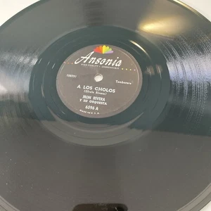 LATIN JAZZ - MON Efrain RIVERA  78 rpm Ansonia 6956 A LOS CHOLOS Puerto Rican NM - Picture 1 of 5