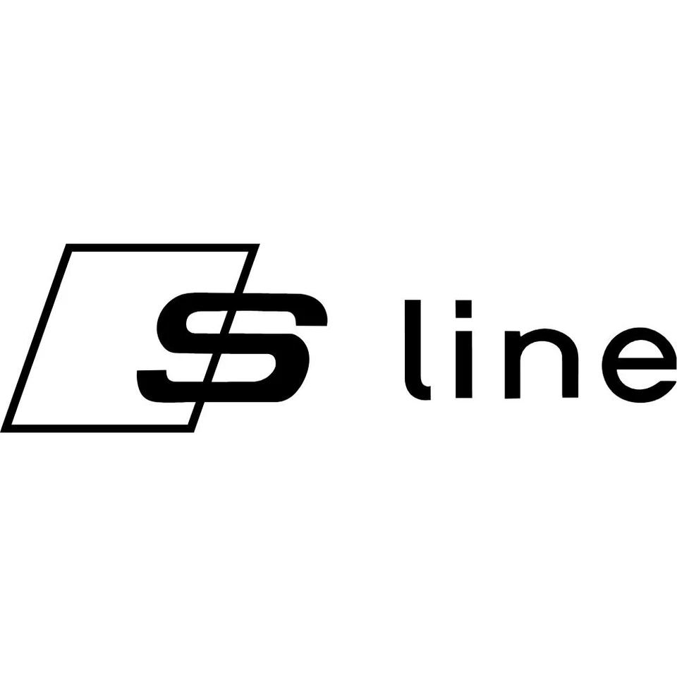 Audi S Line Vinyl Decal Car Window Tumbler Laptop Mirror Bike Flask - Image 1 of 1