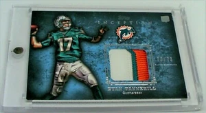 Ryan Tannehill 2012 Topps Inception GU 3CLR Patch#/75 Rookie!Dolphins RC/Titans  - Picture 1 of 2