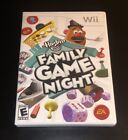 Hasbro Family Game Night (Nintendo Wii, 2008) Complet dans son étui CIB