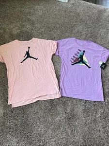 Air Jordan Lot Of 2 Sz 14-16 Youth XXL shirts - Picture 1 of 10