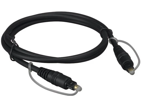 25ft Digital Toslink Optical Cable, Molded Type, Male to Male, Black - Image 1 of 1