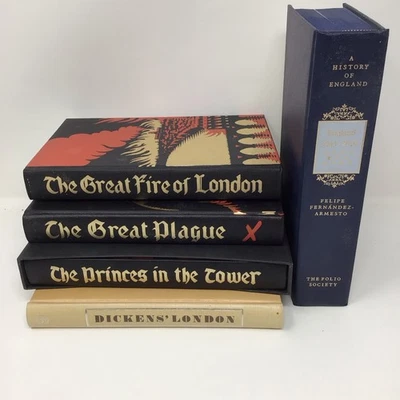 Vintage Folio Society Hardback Books History Collection Bundle X5 Slipcase Lot#2 - Image 1 of 4