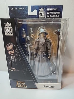 Figura de acción The Loyal Subjects El Señor de los Anillos Gandalf BST AXN 5" Foto 1 de 2