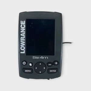 LOWRANCE Elite-4M GPS Chartplotter and Fish Finder Sonar *For Parts Only* - Picture 1 of 7