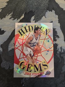 Topps Hidden Gems John Stockton HG7 NM - Picture 1 of 2