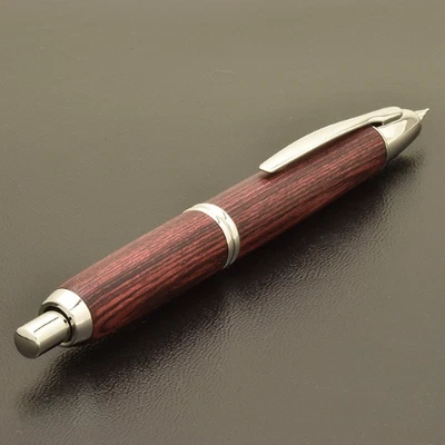 Ручка перьевая Pilot Namiki Wood Axis CAPLESS средняя новая в коробке темно-красная FC-25SK-DR-M - Изображение 1 из 3
