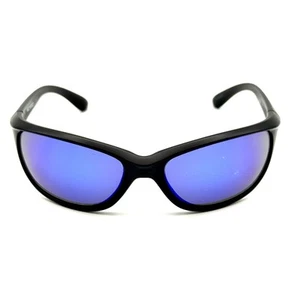 Harley Davidson HD0134V-02X Wrap Sunglasses Black Frame Mirrored Lenses 135mm - Picture 1 of 12