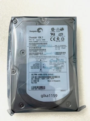 SEAGATE ST3146707LW 146GB 10K.7 3.5" SCSI U320 68PIN Cache 8MB HARD DRIVE - Image 1 of 4