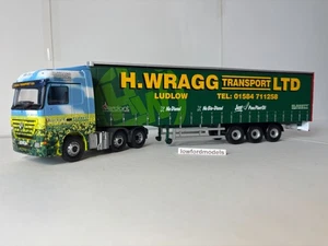 Corgi CC13822 Mercedes Actross Eco-curtainside H.Wragg 1.50 scale (new) - Picture 1 of 12