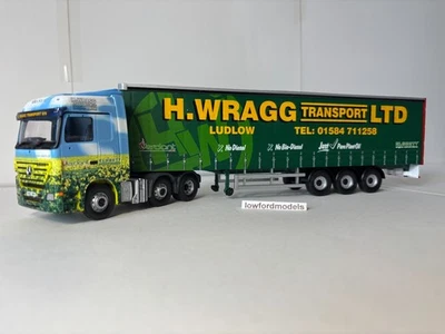 Corgi CC13822 Mercedes Actross Eco-curtainside H.Wragg 1.50 scale (new) - Image 1 of 4