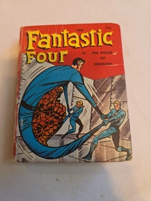 1968 Marvel Big Little Book Fantastic Four in The House of Horrors - Cubierta dura Foto 1 de 4