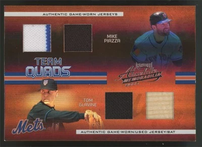 Parche Absolute Piazza/Glavine/Matsui/Reyes Team Quads 2005 8/25 #TQ-11 Foto 1 de 2