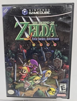 Nintendo The Legend of Zelda: Four Swords Adventures (GameCube, 2004) No Manual  - Image 1 of 4