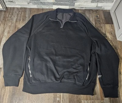 Suéter Pullover Fabletics The Go To Quarter Cremallera Para Hombre Talla L Negro Precio de venta sugerido por el fabricante 104 USD Foto 1 de 4