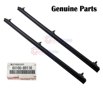 Genuine Toyota Hilux YN55 YN50 LN65 LN56 LN51 Front Outer Window Moulding x2 - Image 1 of 3