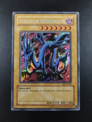 YUGIOH 2003 | SERPENT NIGHT DRAGON | SRL-G130 | OLD PRINT GERMAN | EXCELLENT-NM - Bild 1 von 4