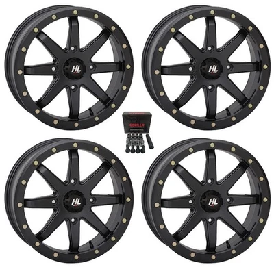 High Lifter by STI HL9 Beadlock 18" Wheels Black Polaris Sportsman / RZR / - Image 1 of 3